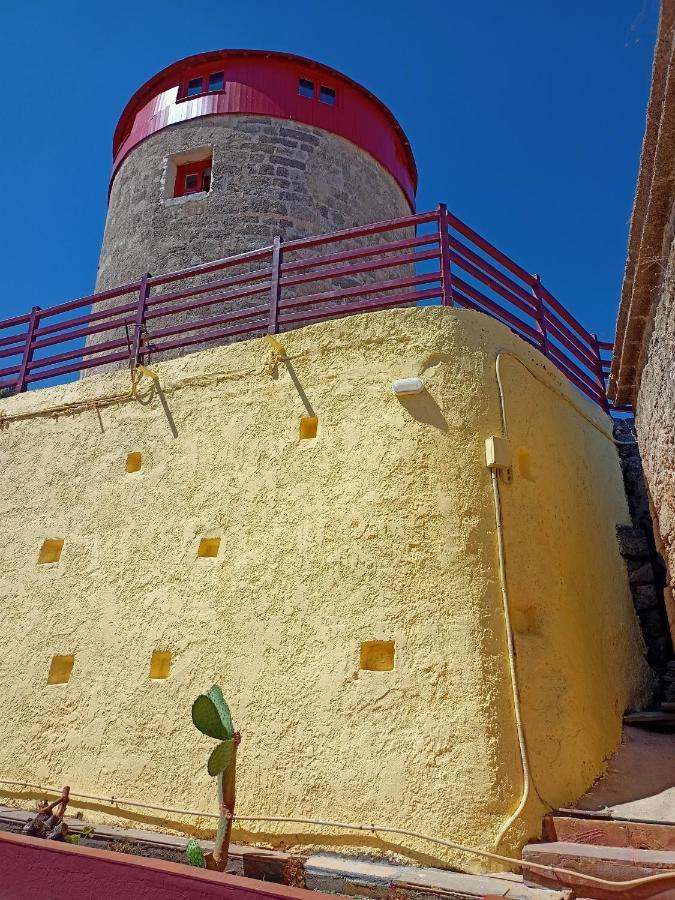 A Medieval Windmill Tower With Magnificent View Rhodes City Exterior foto